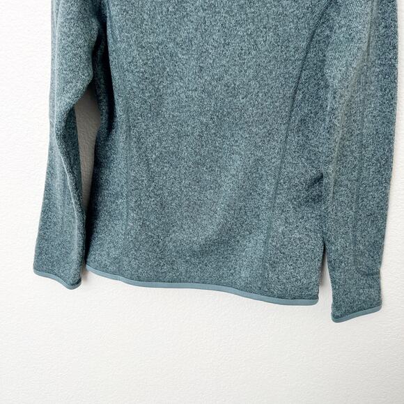 [Patagonia] Teal Blue Quarter Zip Fleece Better Sweater Pullover Size Small S - Picture 8 of 10